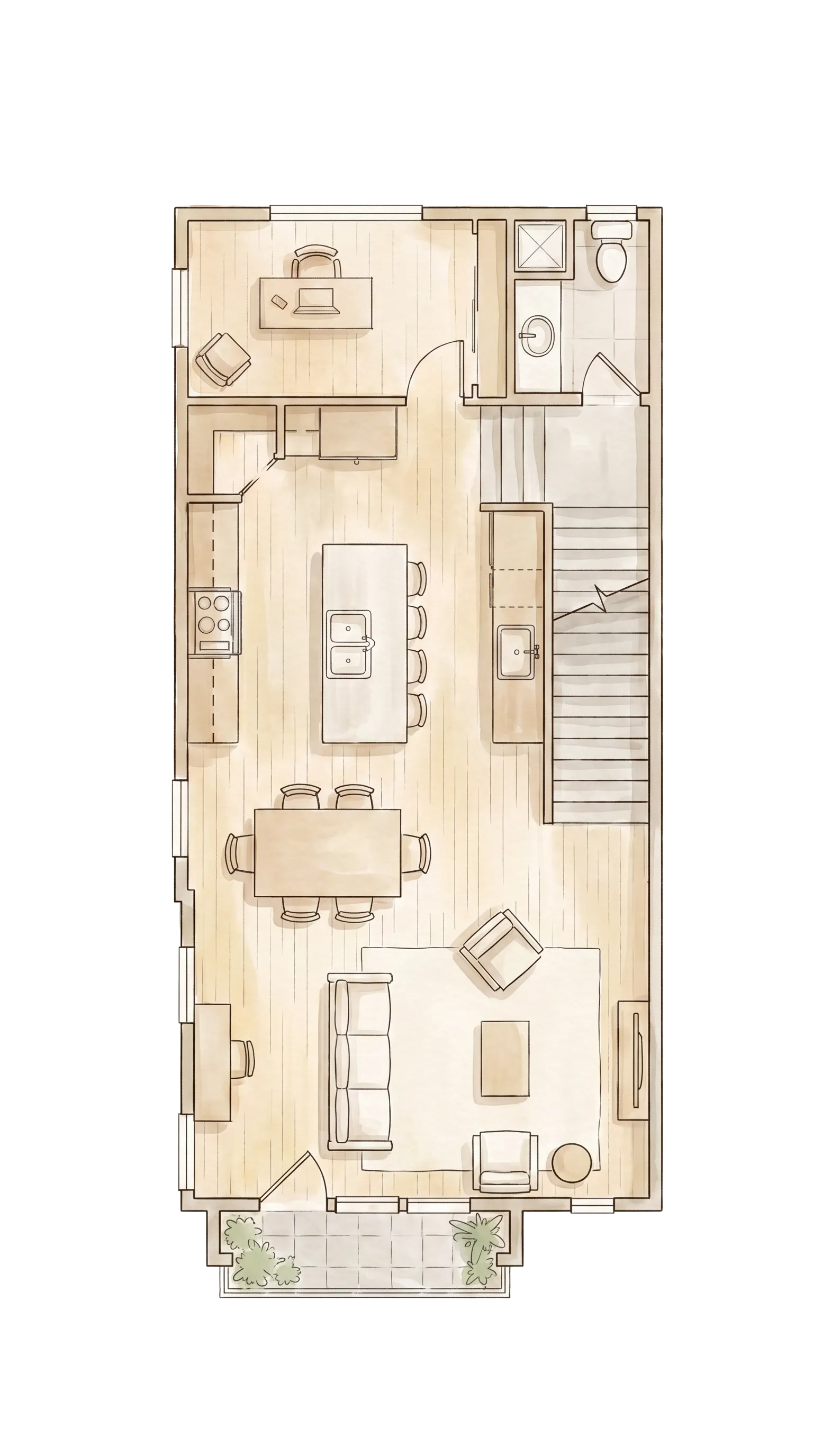 The Trace — Second floor